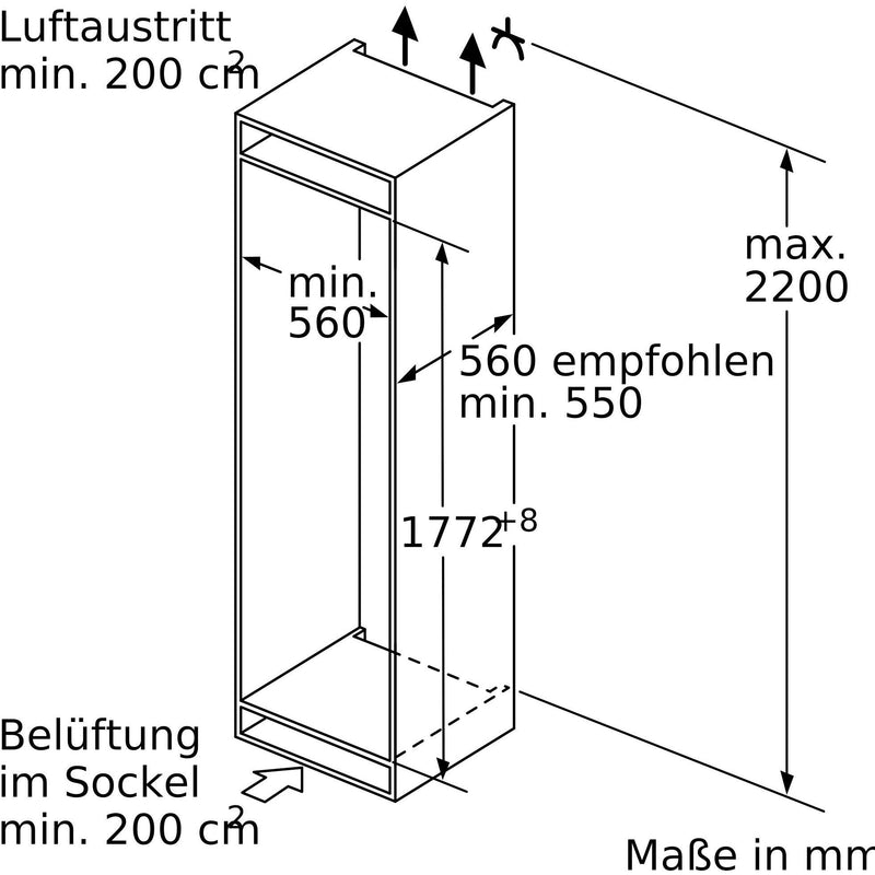 Bosch - Kühlschrank EB-Kühlgerät KIF82PFE0 Serie8