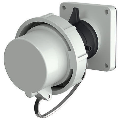 Mennekes - CEE-Gerätestecker (IEC 60309) Anbautecker 1257 63A,4p,7h,500V,IP67