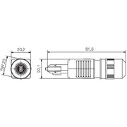 Weidmüller - LWL-Steckverbinder LWL SC Set Multimode IE-PS-V04P-2SC-MM 2SC Simplex MM − 10 Stück