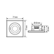 ESYLUX - Bussystem-Bewegungsmelder Decken-Präsenzmelder PD-FLAT #EP10423024