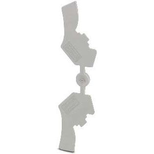 Phoenix Contact - Abschluss- und Zwischenplatte für Reihenklemme Deckelsegment 1182214 Farbe: grau − 50 Stück
