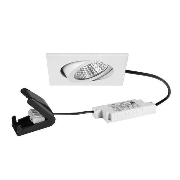 Brumberg Leuchten - Downlight/Strahler/Flutlicht LED-Einbaustrahler 230V 39465073 3000K quadratisch