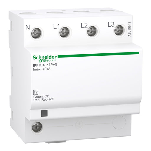 Schneider Electric - Überspannungsableiter für Energietechnik/Stromversorgung Überspannungsableiter A9L15641 iPFK40 40kA 3P+N