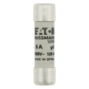 Eaton - Zylindrische Sicherung Sicherungseinsatz Nieders. C10G6 6A AC 500V 120kA − 10 Stück