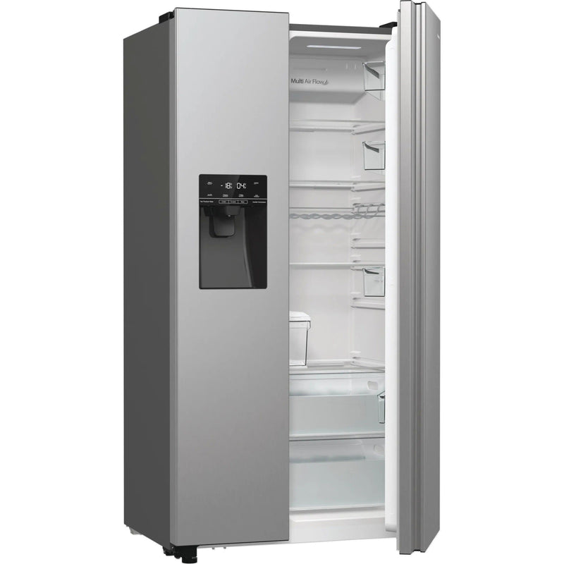 Hisense - Kühl-/Gefrierkombination Kühl/Gefrierkombi SbS RS5P535NTCE steel look