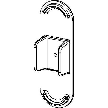 Niedax - Handlaufsystem GFK-Endkappe PR-MC 22 KE HxB 120x40mm