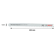 Bosch - Stichsägeblatt PRO Multi Material thick 2608634486 and thin T345XF