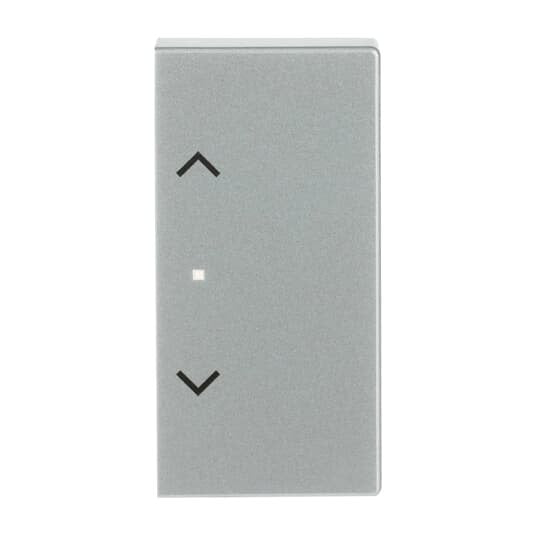 Busch-Jaeger - Bussystem-Tastwippe Wippe 2-f L/R Sym.Jalousie 6232-20-83 alusilber