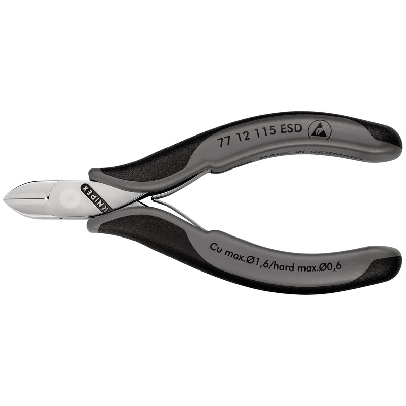 Knipex - Seitenschneider Elektronik-Seitenschneider 77 12 115 ESD ESD, 115mm
