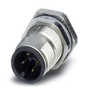 Phoenix Contact - Rundsteckverbinder, feldkonfektionierbar (Industriesteckverbinder) Wanddurchführung SACC-DSI-MS #1551820 4-pol.M12 A-kodiert − 20 Stück