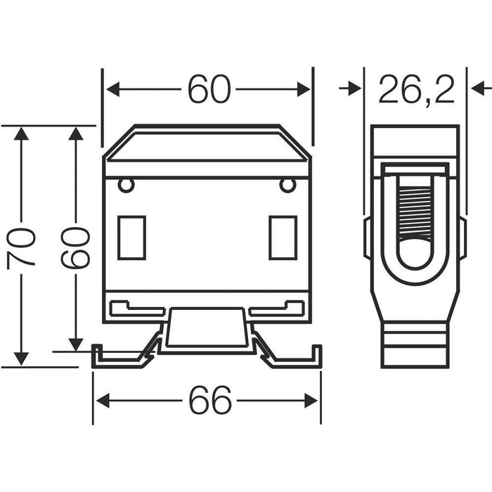 Hensel - Abzweigklemme Verbindungsklemme KKL 50 bis 70 qmm − 1 Stück
