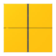 Jung - Abdeckung/Bedienelement für Installationsschalterprogramme Tastensatz 4fach LC 404 TSA 263 le jaune vif