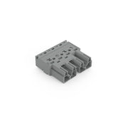 WAGO - Steckverbinder für steckbare Gebäudeinstallation Stecker 4-polig 770-254/064-000 Kod. B,grau − 50 Stück