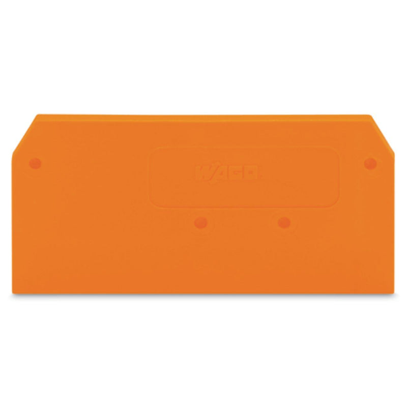 WAGO - Abschluss- und Zwischenplatte für Reihenklemme Abschlußplatte 279-328 2mm orange
