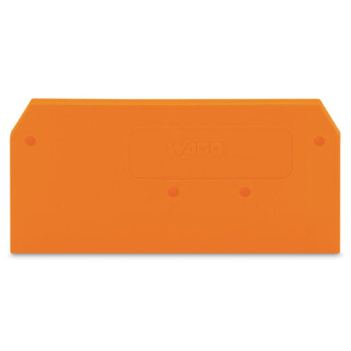 WAGO - Abschluss- und Zwischenplatte für Reihenklemme Abschlußplatte 279-328 2mm orange