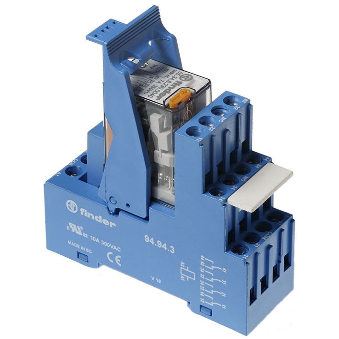 Finder - Schaltrelais Koppelrelais 24VAC 4W 59.34.8.024.0060 LED grün, Varistor  − 1 Stück
