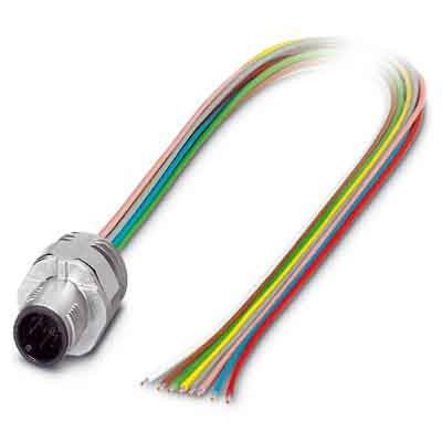 Phoenix Contact - Rundsteckverbinder, feldkonfektionierbar (Industriesteckverbinder) Einbausteckverbinder SACC-EC-MS- #1523502 Sensor-/Aktor-Wandd.  − 1 Stück