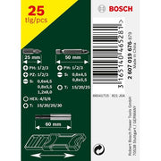 Bosch - Bit-Set Mini-X-Line-Schrauberbit- 2607019676 Set, 25-teilig