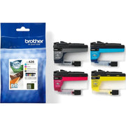 Brother - Verbrauchsmaterial für Telefax/Drucker/MFC Farbtintenset 4fach LC-426VAL SW, Cyan, Mag, Gelb