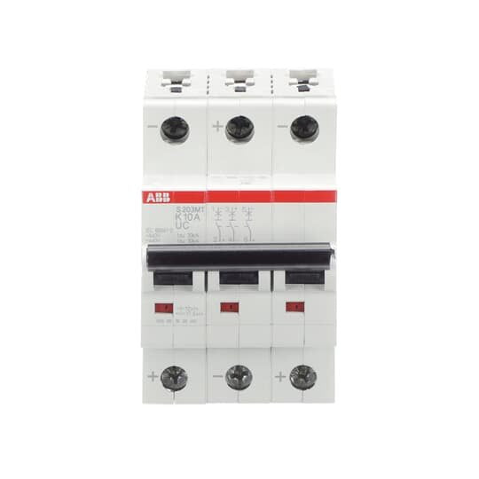 ABB Stotz S&J - Leitungsschutzschalter Sicherungsautomat S203MT-K10UC 10kA 10A 3P