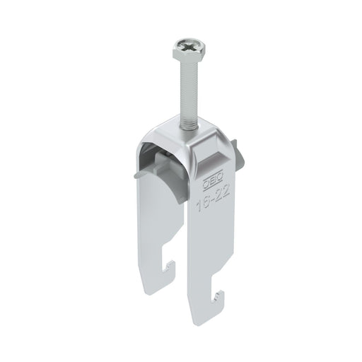 OBO Bettermann - Bügelschelle BS-U2-K-22 ALU 2-fach − 50 Stück