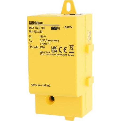 DEHN - Kombi-Ableiter für Informations-/MSR-Technik Blitzstromableiter DBX TC B 180 DEHNbox DBX TC B 180