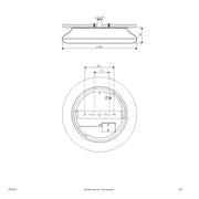 EVN Lichttechnik - Decken-/Wandleuchte LED-Anbauleuchte IP54 L30180125 3000K, 4000K, 5700K
