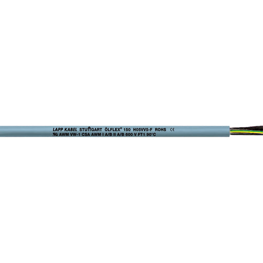 Lapp Kabel&Leitung - Energiekabel < 1 kV, für ortsveränderlichen Einsatz ÖLFLEX 150 4G1,5 0015304