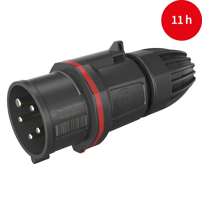 Walther Werke - CEE-Stecker (IEC 60309) CEE NEO Phasenwender FW211511PH 16A 5P 11h IP54 − 5 Stück