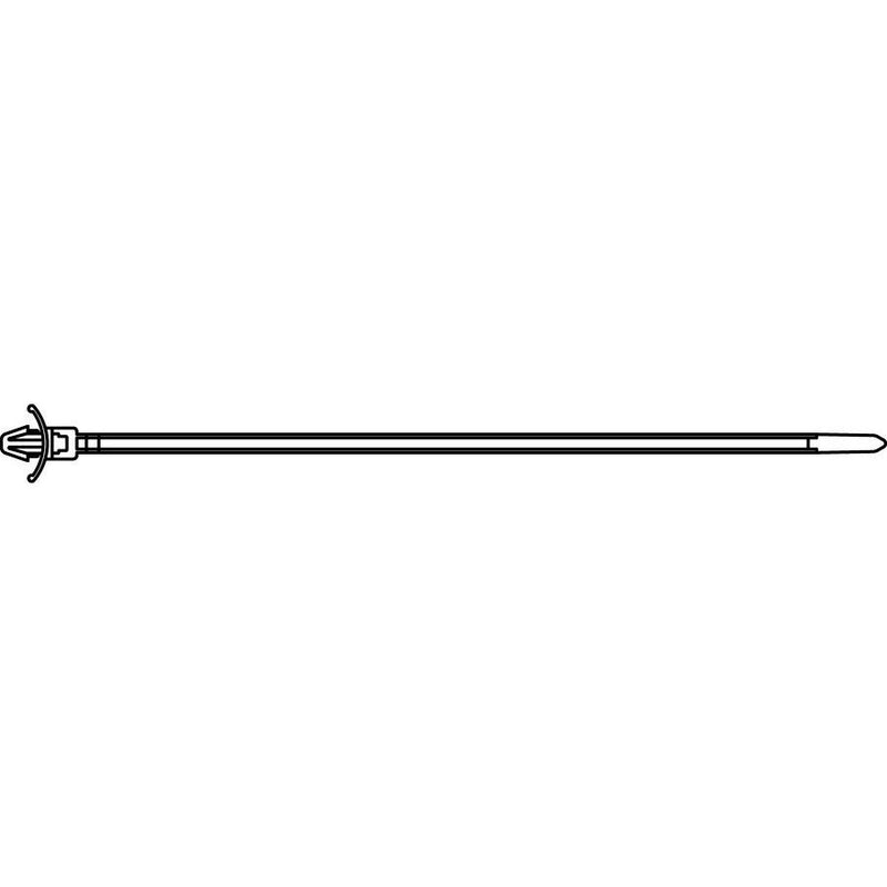 HellermannTyton - Kabelbinder Befestigungsbinder 150-48397(1000) 228x4,6 grau − 1000 Stück
