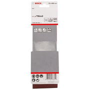 Bosch - Schleifpapier/Schleifvlies PRO X440 Schleifband, 75 x 2608606045 480 mm, G100, 3-tlg