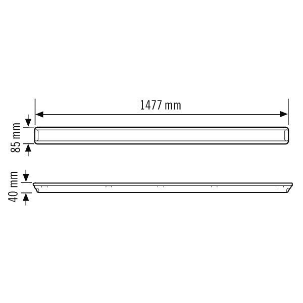 ESYLUX - Lichttechnisches Zubehör/Ersatzteile für Leuchten Opaler Diffusor OLIVIA-2 #EO10310539