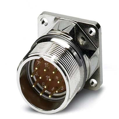 Phoenix Contact - Rundsteckverbinder, Einbau (ohne Leitung) Gerätesteckverbinder RF-17P1N8AW400 Vorderwand − 20 Stück