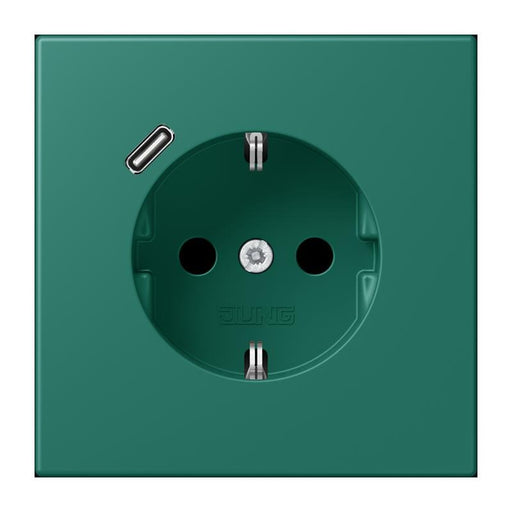 Jung - Steckdose SCHUKO Steckdose LC 1520-18C 216 vert anglais (32040)