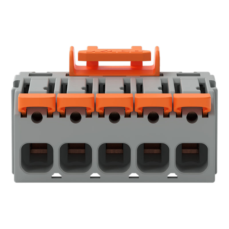 WAGO - Kabelsteckverbinder für Leiterplattensteckverbinder 1-Leiter-Federleiste 2231-1105/328-000 Push-in CAGECLAMP,gr − 50 Stück