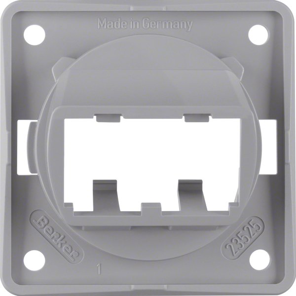 Berker - Einsatz/Abdeckung für Kommunikationstechnik Tragplatte gr 945592507 f.2 MINI-COM Module