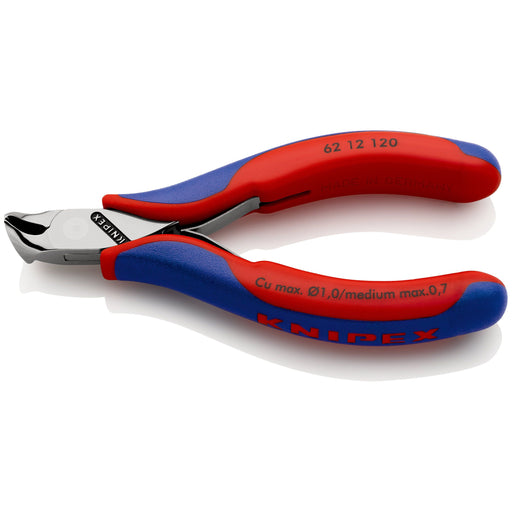 Knipex - Seitenschneider Elektronik-Schrägschneider 62 12 120 poliert, 120mm
