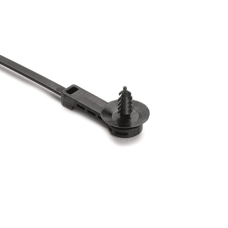 HellermannTyton - Kabelbinder Befestigungsbinder 1tlg. 157-00172(500) Lamellenfuß u Teller − 500 Stück
