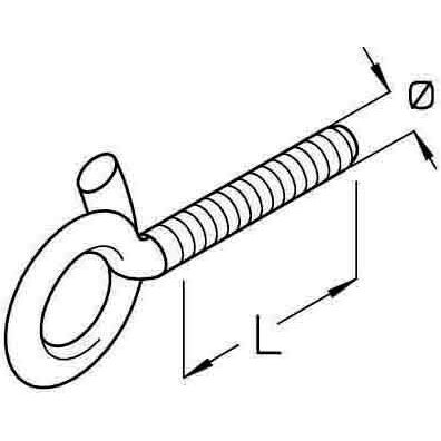 PohlCon (Puk) - Schaukelhaken SHS 8x45
