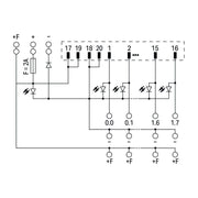WAGO - Übergabemodul 704-2054 DIN 41651