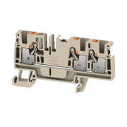 Weidmüller - Durchgangs-Reihenklemme Klemme A3C 4 DL PUSH IN, 4 mm² − 50 Stück