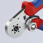 Knipex - Presswerkzeug Kabelschuhe/Verbinder, Aderendhülsen, Schirmanschluss Crimpzange 97 55 14 − 1 Stück