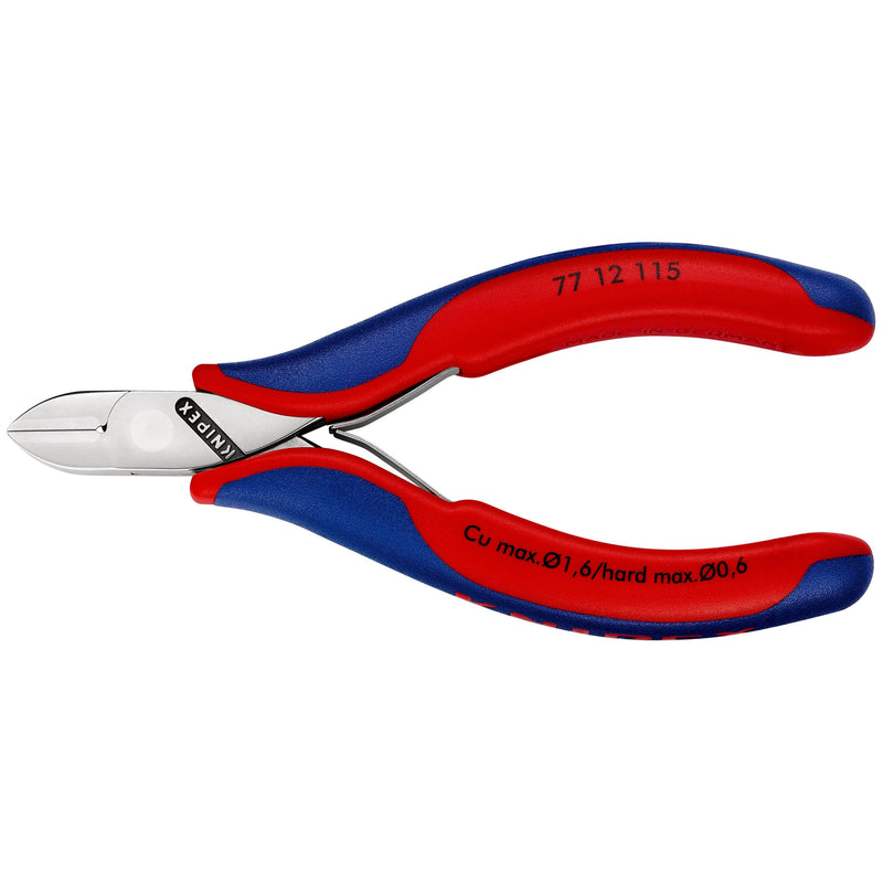 Knipex - Seitenschneider Elektronik-Seitenschneider 77 12 115 spiegelpoliert,115mm