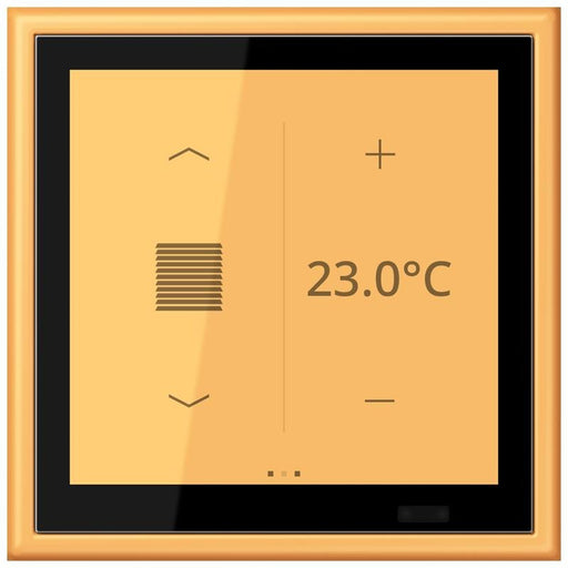 Jung - Bussystem-Mehrfach Bediengerät KNX Raumcontroller LC 459 D1 S 254 ocre jaune clair
