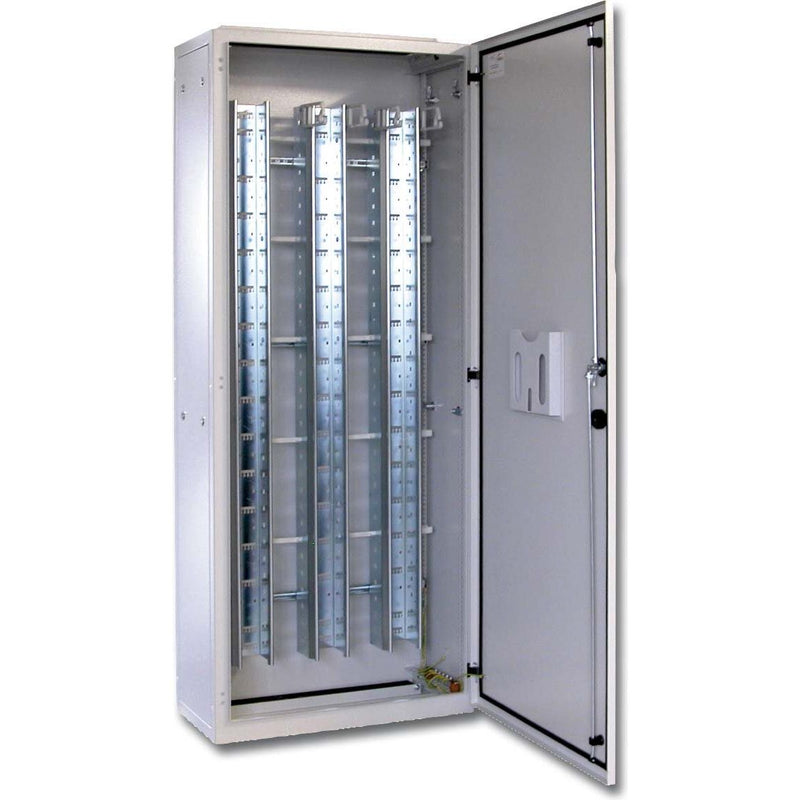 CobiNet - Verteiler für Fernmeldetechnik Standverteilerschrank 102076 SVP1200 RAL7035