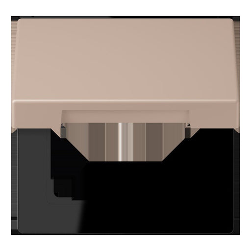 Jung - Abdeckrahmen Klappdeckel m. Stellfeder LC 990 BFKL 240 ombre brulee claire