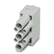 Phoenix Contact - Kontakteinsatz für Rechtecksteckverbinder Kontakteinsatzmodul HC-M-03/04-CT-F 3+4-polig Buchse − 5 Stück