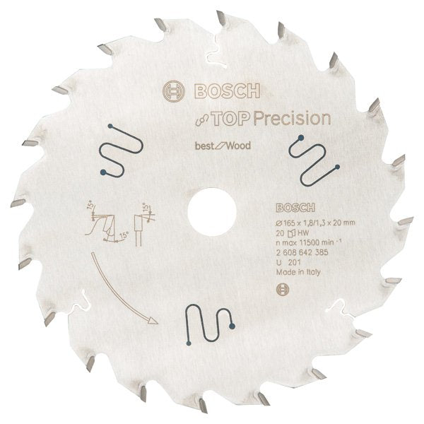 Bosch - Kreissägeblatt Top 2608642385 Precision Best for