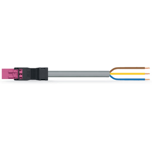 WAGO - Konfektionierte Leitung für steckbare Gebäudeinstallation konfekt. Anschlussleitung 891-8993/206-407 Eca,Stecker