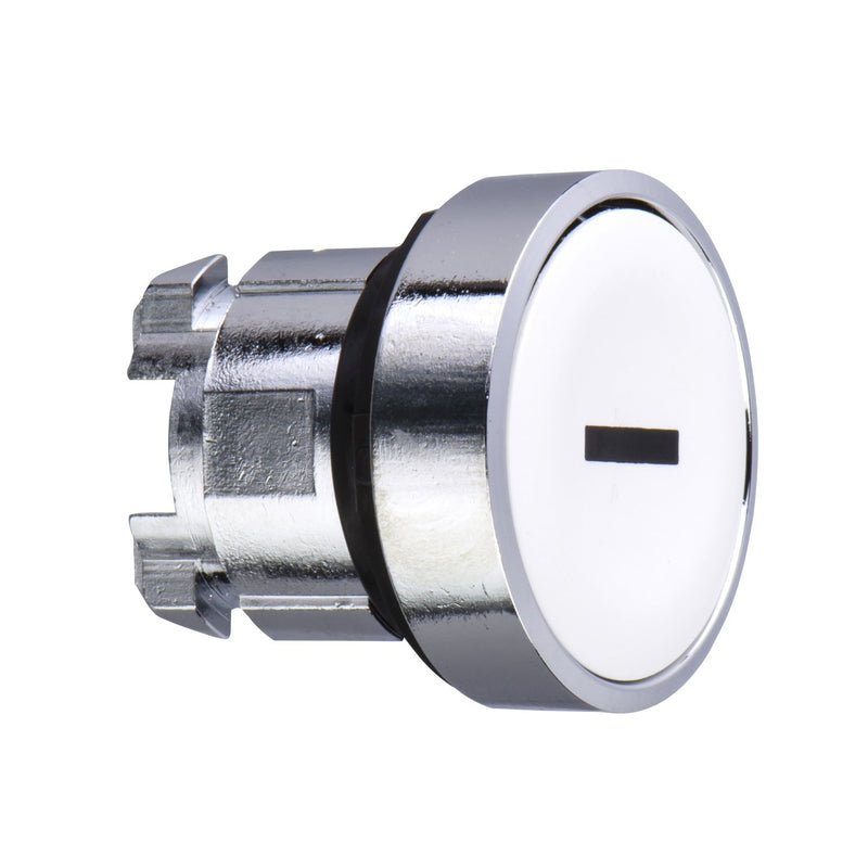 Schneider Electric - Frontelement für Drucktaster ZB4BA131 I,flach,ws
